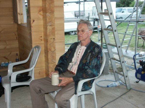 Opa ist geschafft