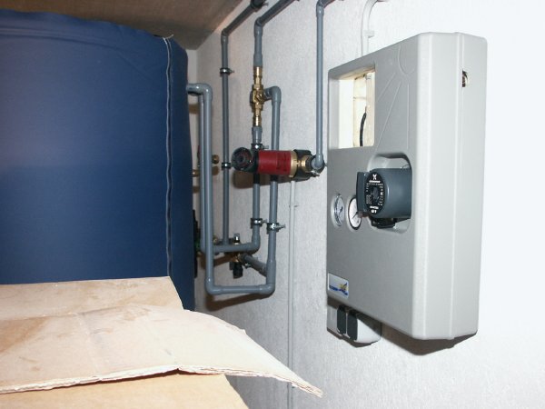 Steuereinheit der Solaranlage